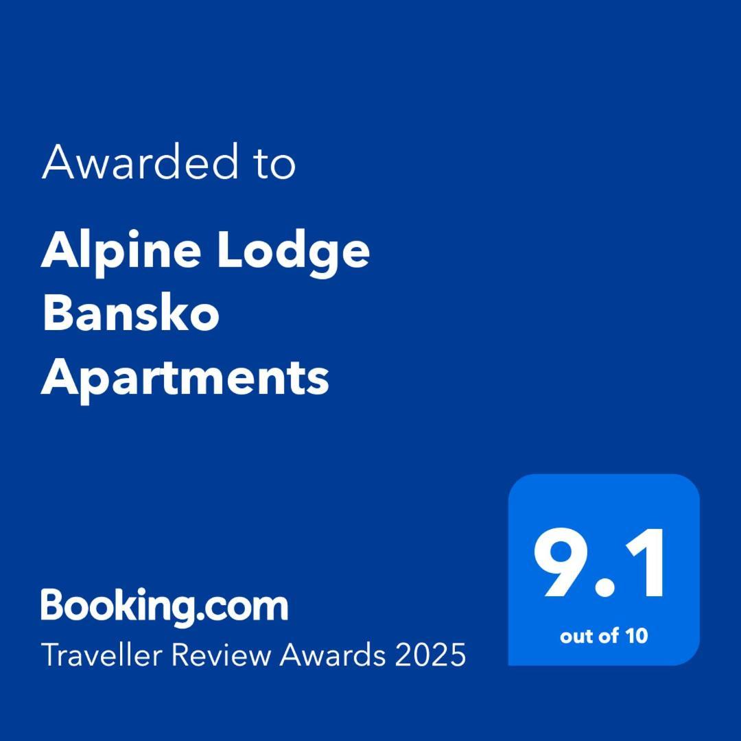 Alpine Lodge Bansko Apartments Buitenkant foto